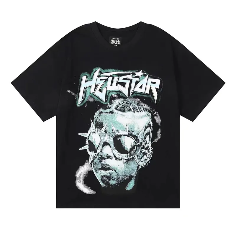 Hell Star T Shirt Herren T-Shirt Designer T-Shirts Shirt für Mann Sommer Freizeit Mode hochwertige Hip Hop Street Brand Kleidung mit Briefdruck S-XL 2024s
