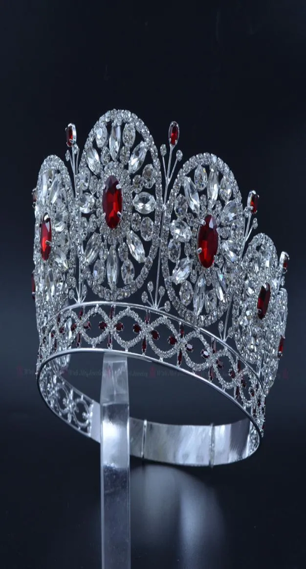 Corona di rinestone Miss Beauty Crowns for Pageant Contest Private Circoli rotondi personalizzati per i capelli da sposa Belierla MO228 Y25511282