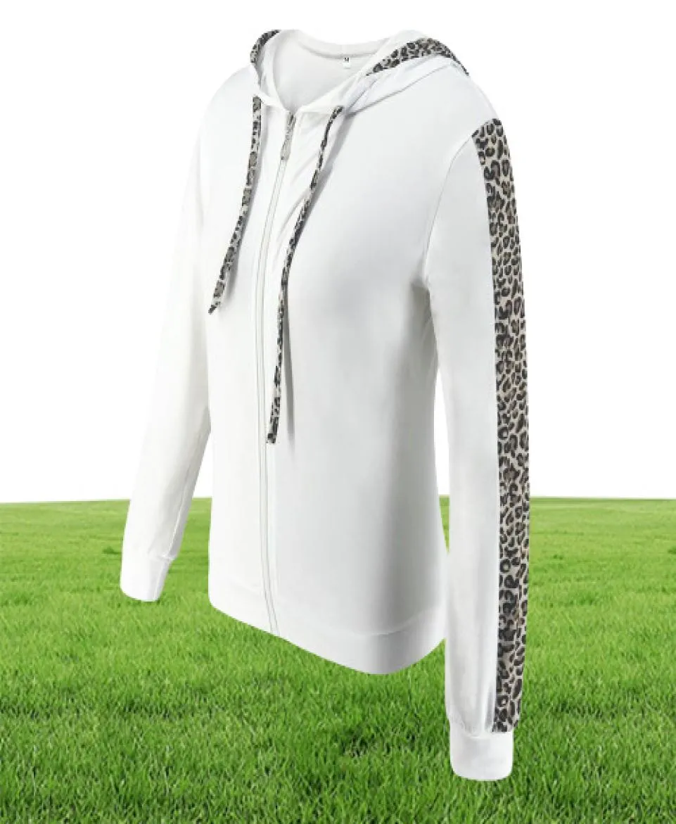 Tracksuits women039s Hoodies Long Sleeve Leopard print Casual Tops Pants Sports Suits wives jogging suit ladies ropa de mujer 2119416