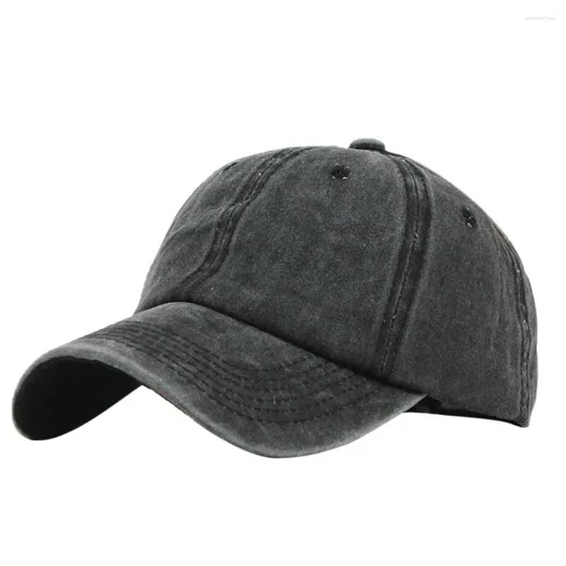 Ball Caps de haut niveau Baseball Cap Men Femmes Plain Hat Visor Buns Tamiker Unisexe Messy Hats Pack