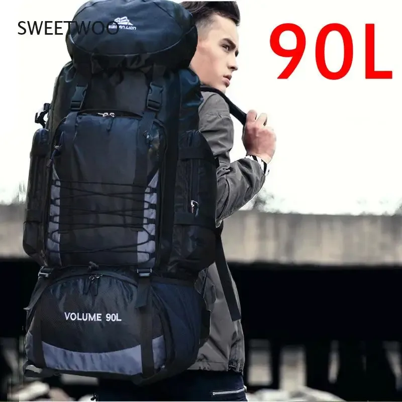 Backpacks 90L 50L Travel Bag Camping Backpack Hiking Army Climbing Bags Trekking Mountaineering Mochila Large Capacity Sport Bag Xa857Wa