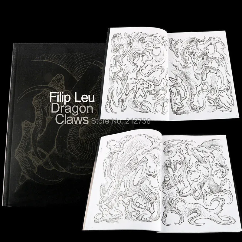 est Dragon Claws Tattoo Designs by Filip Leu Book Body Art Design Pattern Template 240418