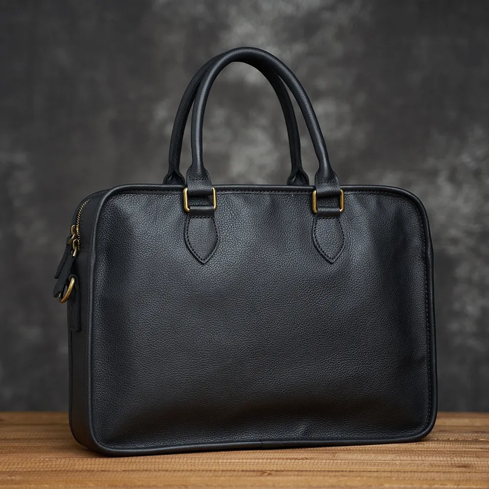 Сумки Zrcx мужская подлинная кожаная сумка мужская портфель мешков офис для мужчин сумки для ноутбука мужской сумки для мужчин.