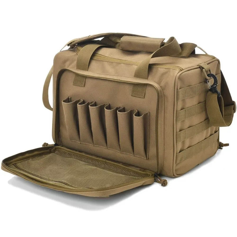 Paczki strzelnice torba Molle taktyczna torba pistoletowa obudowa 600D Wodoodporne akcesoria myśliwskie narzędzia narzędzia camping pakiet ramię