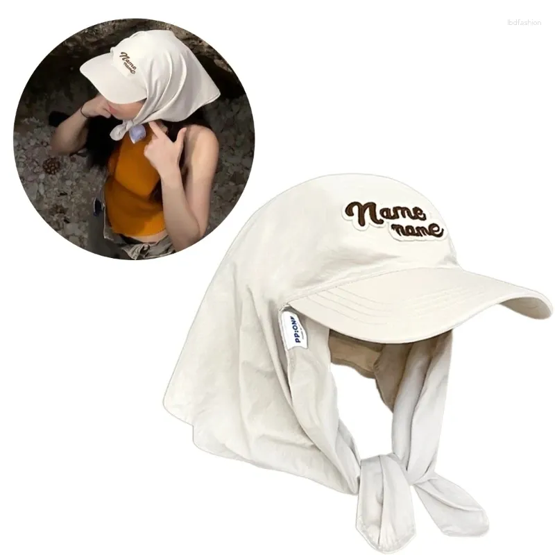 Visare B36D headwrap Sun Hat för vuxen lätt broderad brev baseball sommar utomhus sport cykling camping