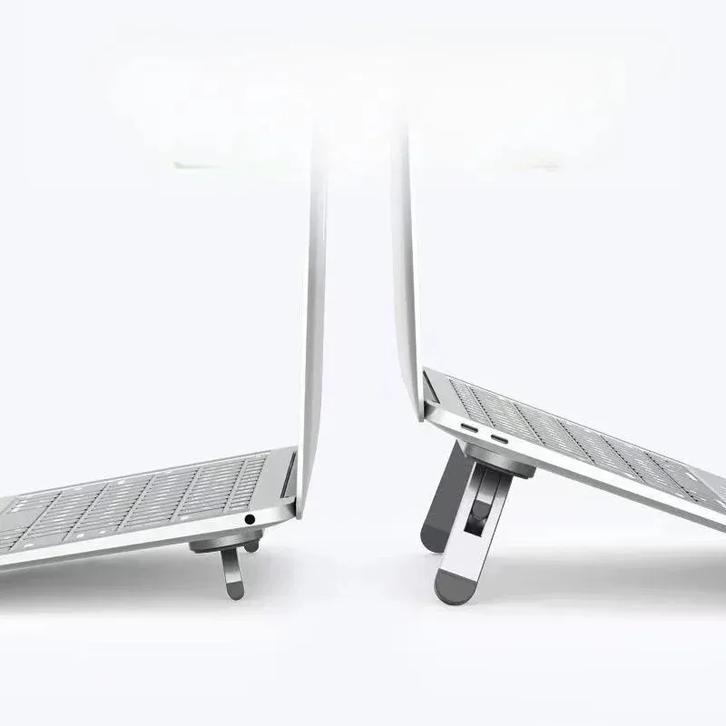 Macbook Pro Air Invisible Notebook Holder Bracket Standの折りたたみ式ラップトップスタンドホルダー普遍的な接着剤ラップトップスタンド