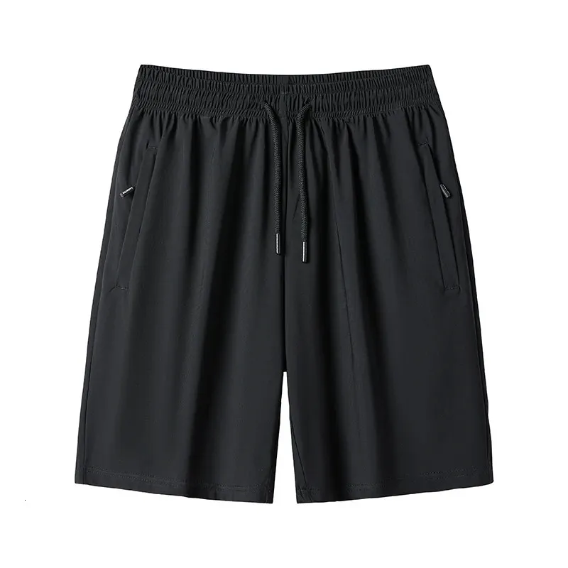 MenS Beach Quick Dry Running Sports Board Black Shorts For 2024 Summer Casual Classic Oversize 7XL 8XL GYM Pants Trouers 240412