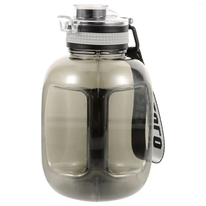 Water Bottles Bottle Handle Large Plastic 1.2L Portable Sports Drinking Travel