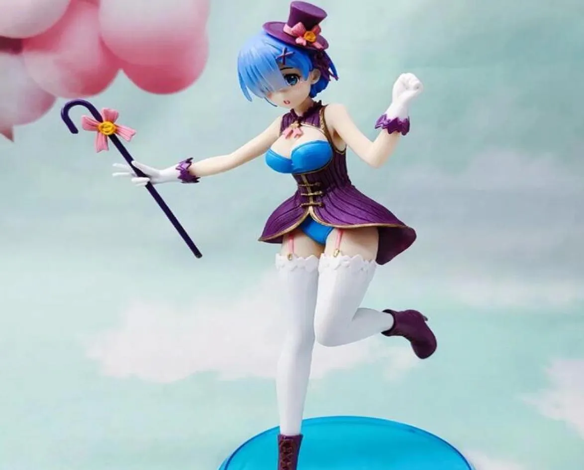 23cm rem anime re liv i en annan värld än noll guiden ver pvc action figur figurmodell leksaker pojke gåva action figur1987555