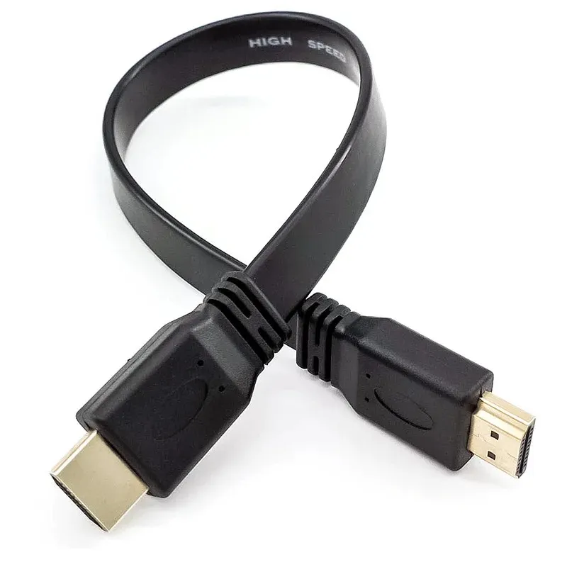 1080p HDMI-kompatibel till HDMI-kompatibel kabel 30 cm pläterad plugg HDMI-kompatibel kabel 1.4 version 1080p