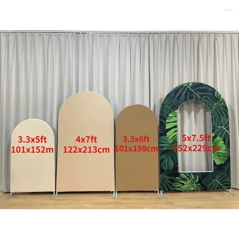 Decoração de festa 4pcs Conjunto de suportes de arco Fundo de tecido Custom Color Custom Wedding DIY Props Wall Event