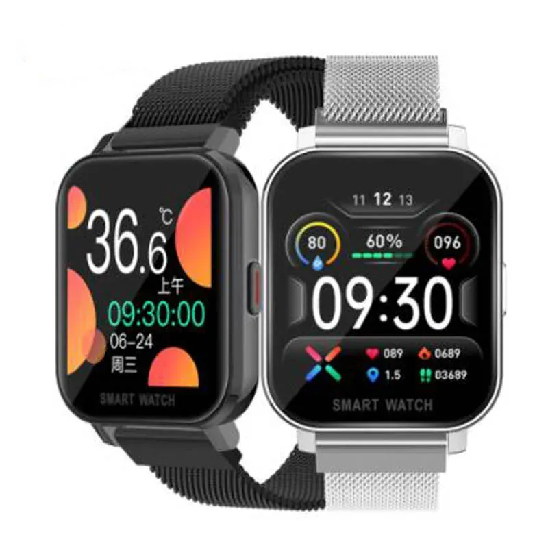 Polsbandjes voor Xiaomi 12 Pro Mi 10s 11 Redmi K50 Note 11 Pro Smart Watch Monitoring van lichaamstemperatuur weer hartslag sport smartwatch