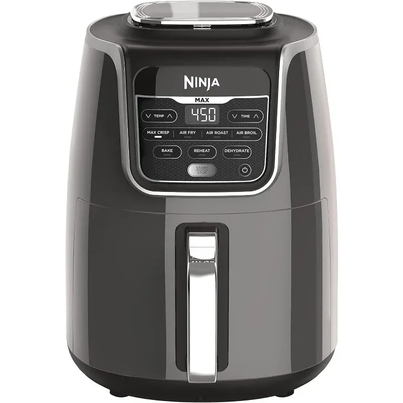Fryers Ninja AF161 Max XL Air Fryer that Cooks, Crisps, Roasts, Bakes, Reheats and Dehydrates, with 5.5 Quart Capacity,High Gloss