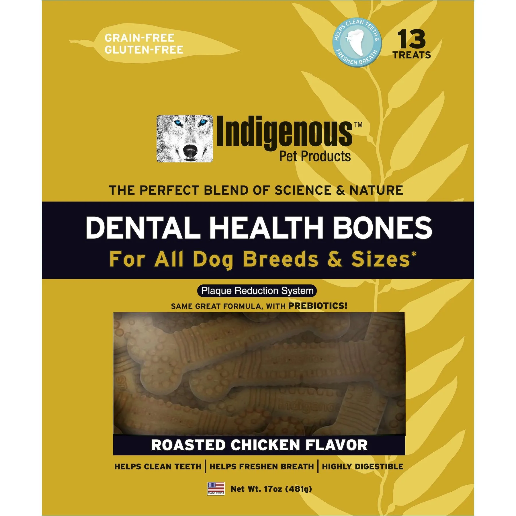 View of Roasted Chicken Dog Treats: Grain-Free & Natural Dental Chews - Shop ...