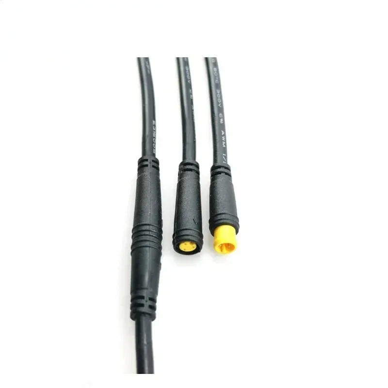 Waterdicht instrumentkabel met M6 3-pins mini buttplug en sensorsignaalconnector voor betrouwbare connectiviteit en signaaltransmissie in