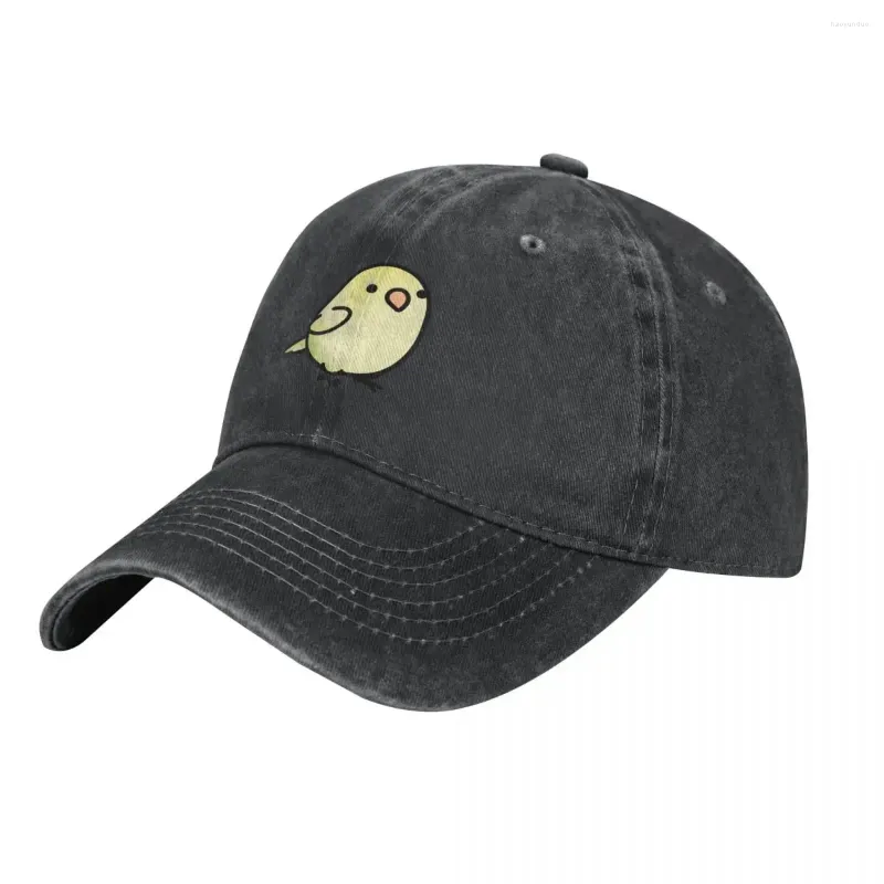 Ball Caps Chubby Light Yellow Lutino Parrotlet Cowboy Cowboy Cap Luxury Brand Woman Men's