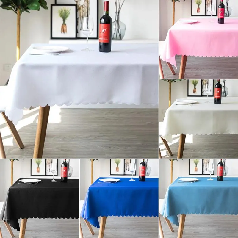 Tafelkleed 180x140 cm wasbaar en herbruikbare vaste tafelkleed rechthoekige hoes voor verjaardagen bruiloften Office Grill Decoratie