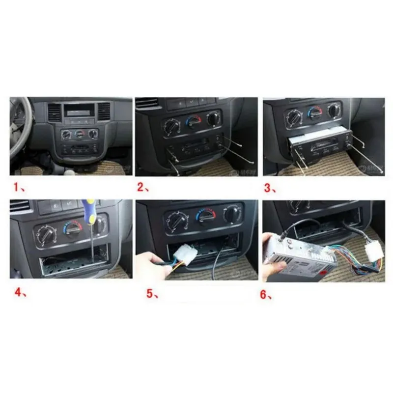 2024 ENTRADA 2 Altavoces Radio de automóvil 12V Bluetooth Handfree FM USB SD AUX en Audio en Dash Player Mp3 Player para una llamada con manos libres