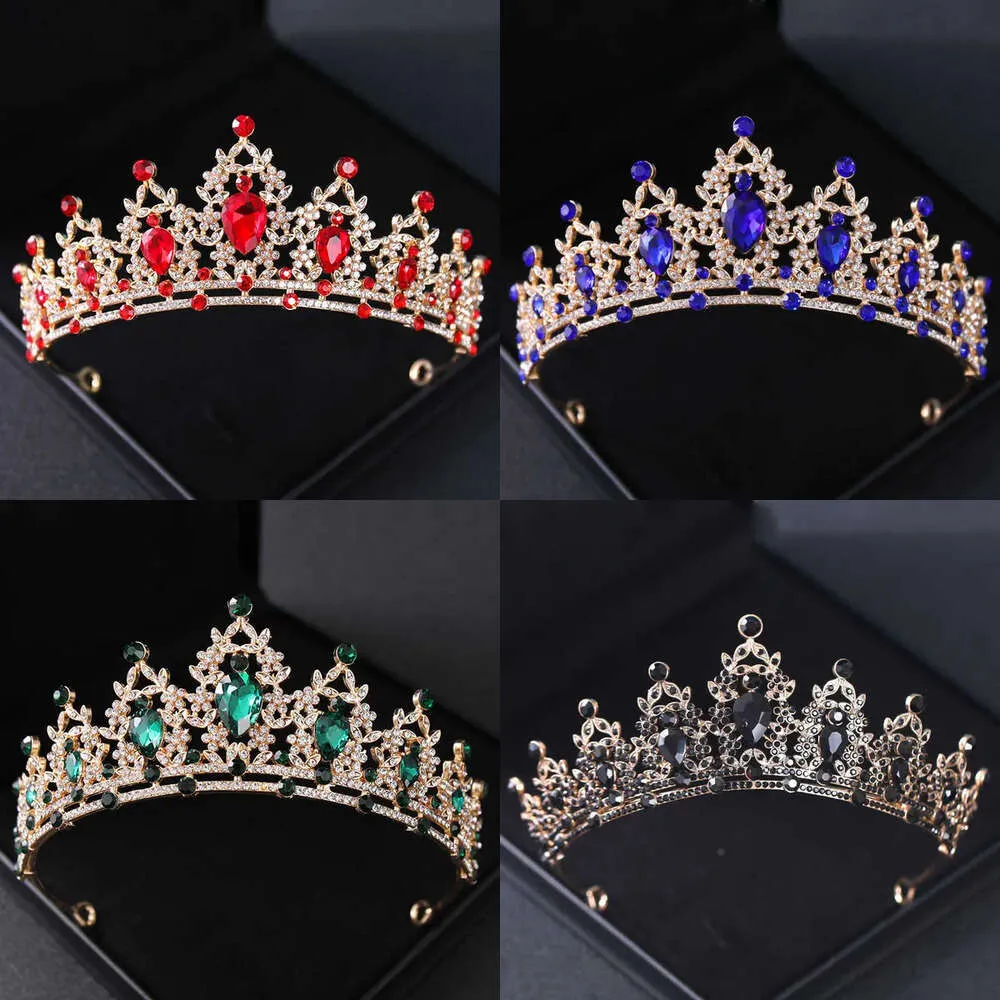 Bruids kristal tiara kroon sier kleur diadem sluier tiaras bruiloft haaraccessoires headpieces hoofd sieraden z0220 s