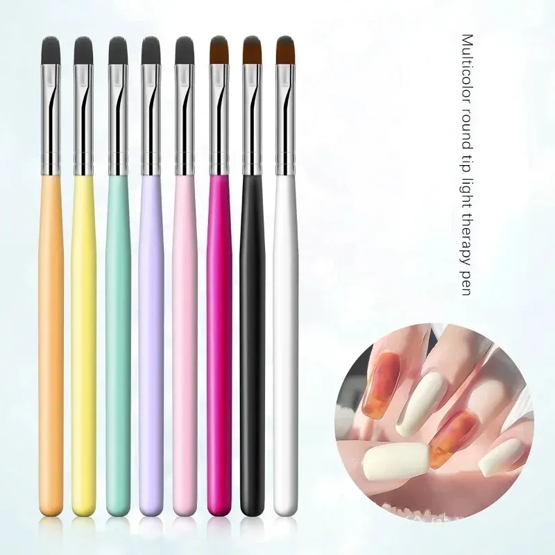 1pc Nails Art Brush Pattern Painting Acrilic UV Gel Extension Coating Coating Phototerapy Pen Pen Accessori per manicure fai -da -te Strumento