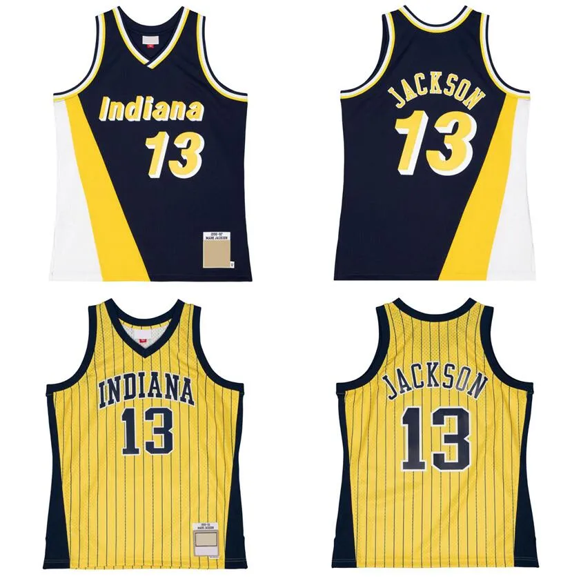 Mark Jackson sydde baskettröjor 1996-97 Hardwoods Classic Retro Fans Jersey Men Youth Women S-6XL