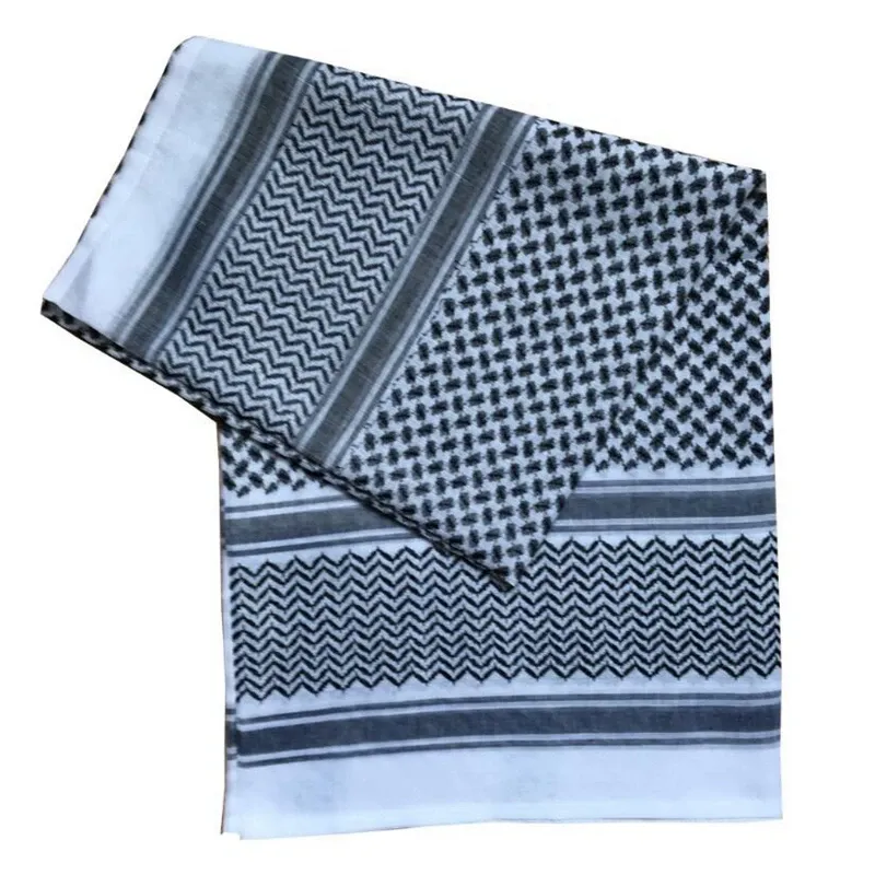 Kleding Arabische sjaal islamitische keffiyeh sjaal voor mannen moslim traditionele kostuums accessoires tulband biddende hoed plaid hoofd sjaal keffiyeh