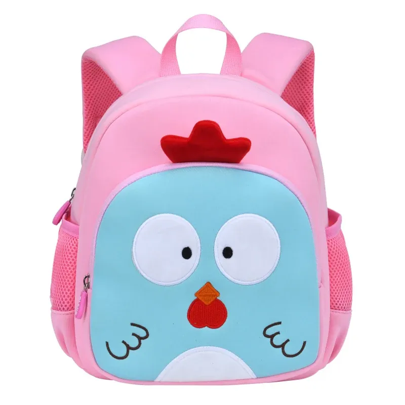 Сумки 3D Cartoon Chick Boys School Bags Высококачественные детские детские рюкзак для девочек Mochila offantil Maddler Kids Schoolbage