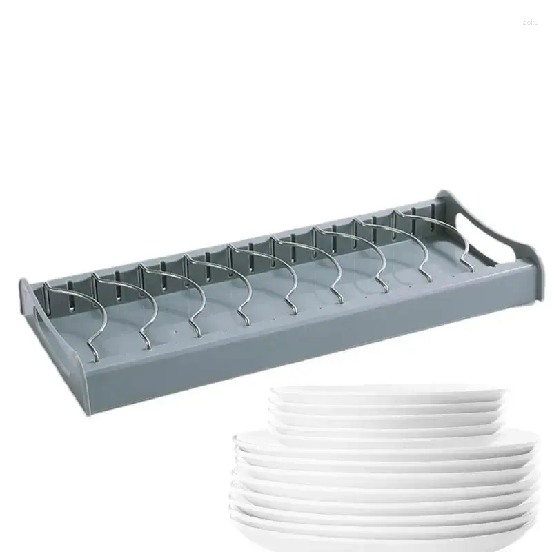 Rack de vaisselle de rangement de cuisine pour les ustensiles de l'organisateur de séchage à la plaque de comptoir