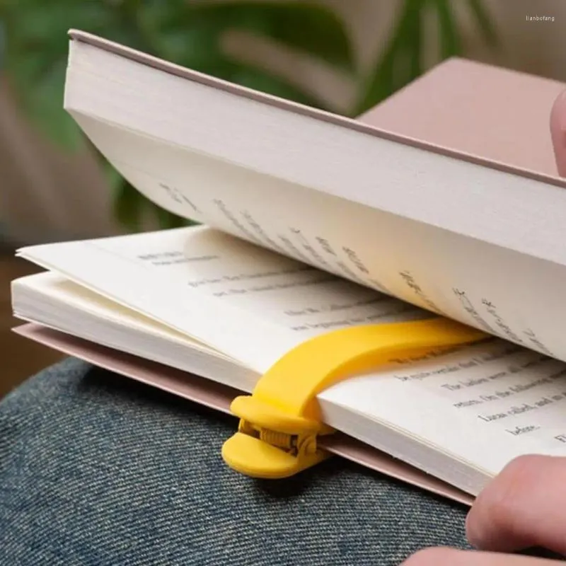 Segnalibri elastici segnalibri portatili marcatore di libri in silicone per un facile utilizzo di viaggio ideale di design leggero