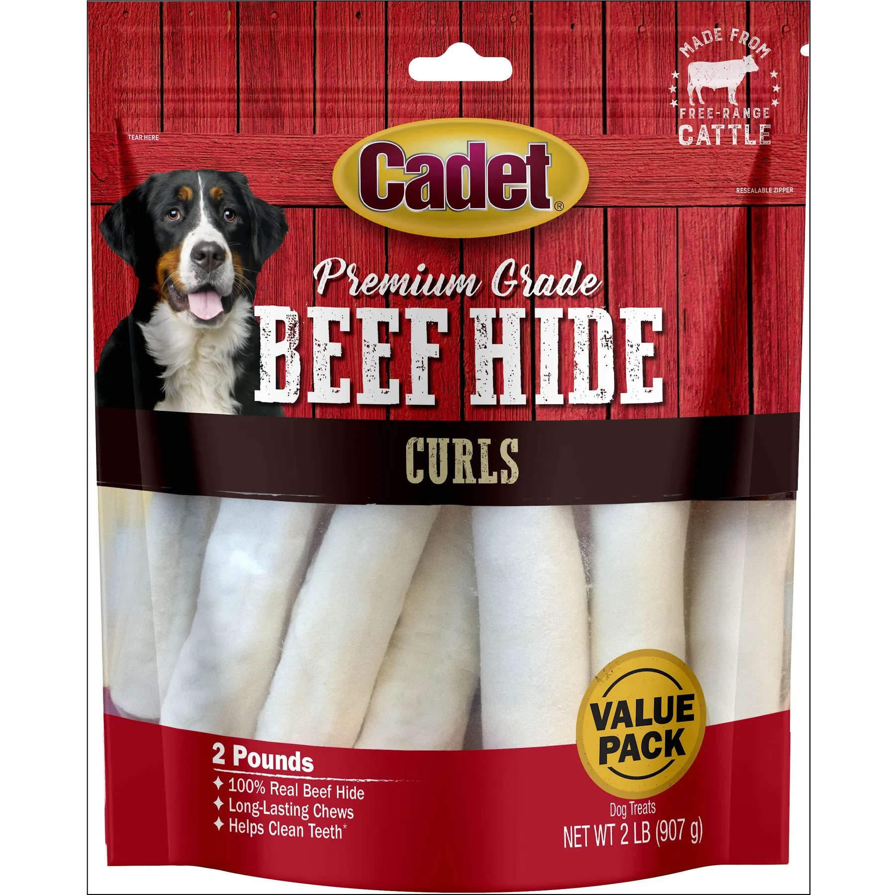 Premium Beef Hide Curls: Long-Lasting Dog Chews, High-Quality