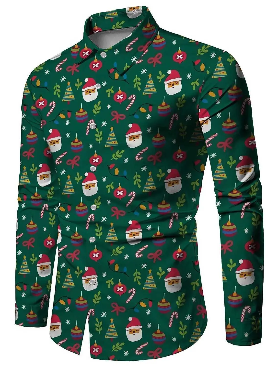 mens christmas tree dress shirt OppoSuits - TreeDee