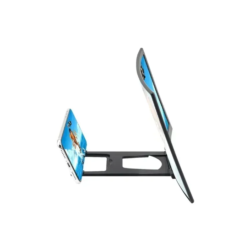 2024 12 tum 3D -mobiltelefonskärm Projektor HD Expander Förstora krökta skärmförstärkare för mobiltelefon för 3D -mobiltelefon