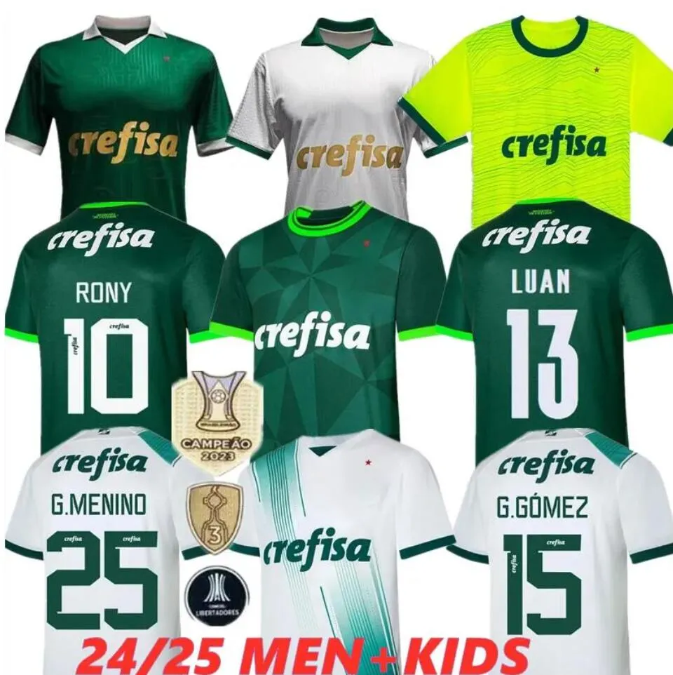 2024/25 Palmeiras Soccer Jersey 2025 Endrick Dudu Ze Rafael Rony Football Shirt Męs