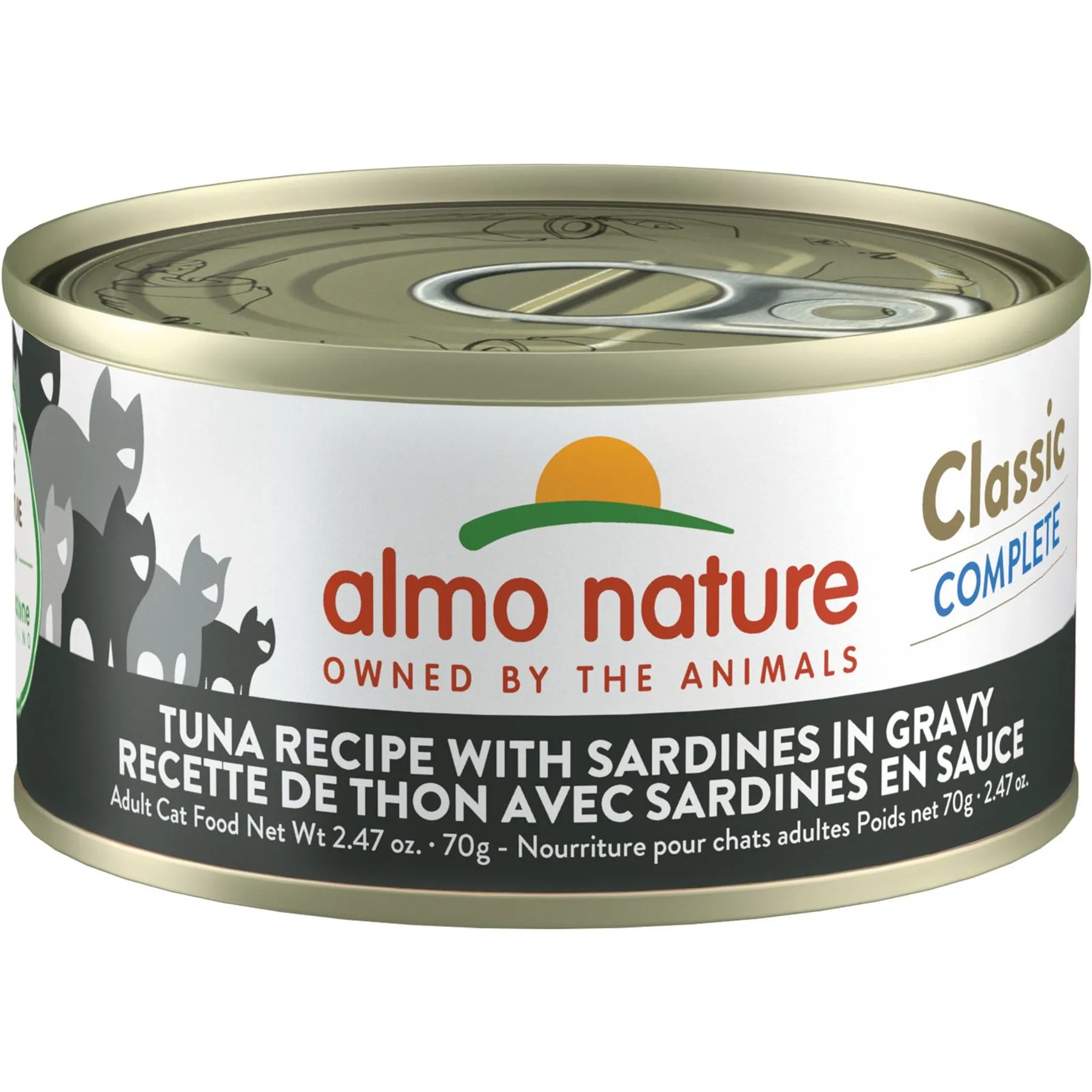 Almo Nature HQS Complete Cat Grain Free Tuna with Quinoa In Gravy Canned Cat Food Almo Nature HQS Complete Cat Grain Free Tuna with Quinoa In Gravy Canned Cat Food