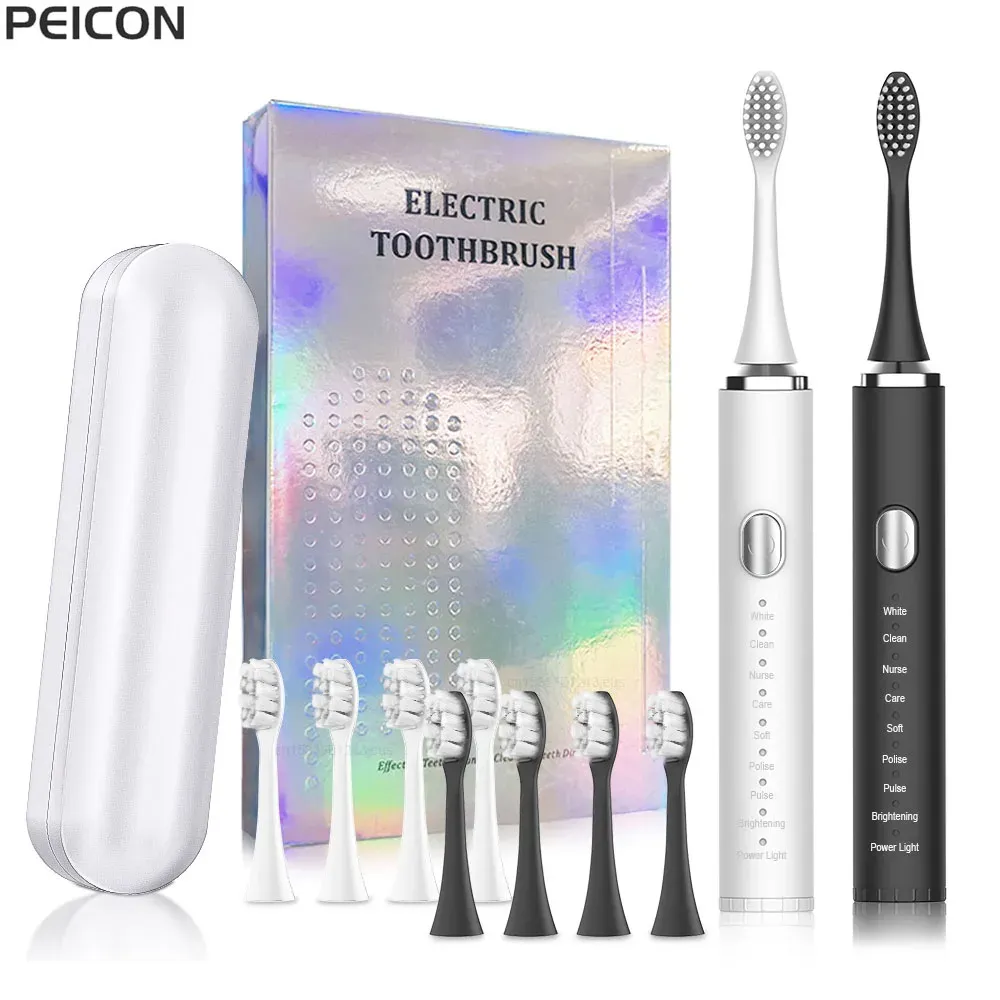 toothbrush Electric Toothbrush Sonic Electric Toothbrush for Adult Teeth Whitening Rechargeable Electric Toothbrush with Tooth Brush Case