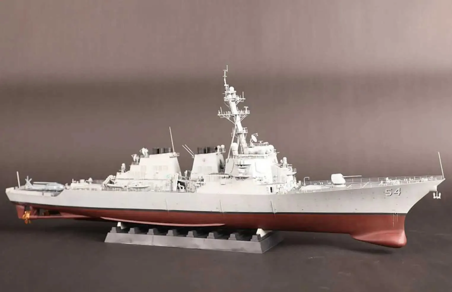black blackout curtains Wilbur DDG-54 Model Kit