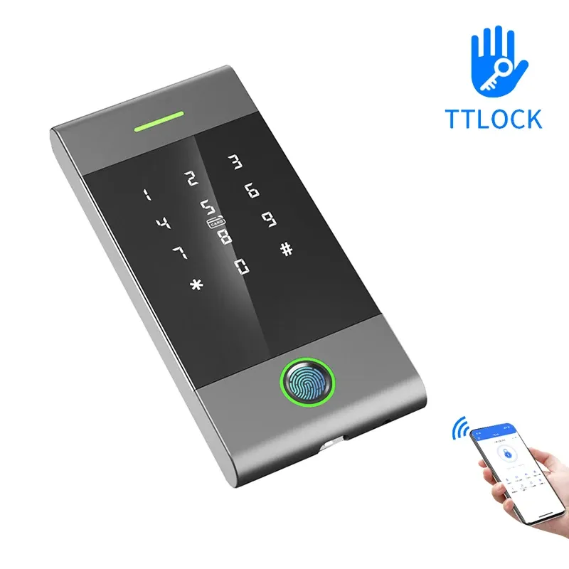 Control Rainproof TTLock APP Remote Control Smart Standalone Access Controller Reader Support Card Password Time Attendance