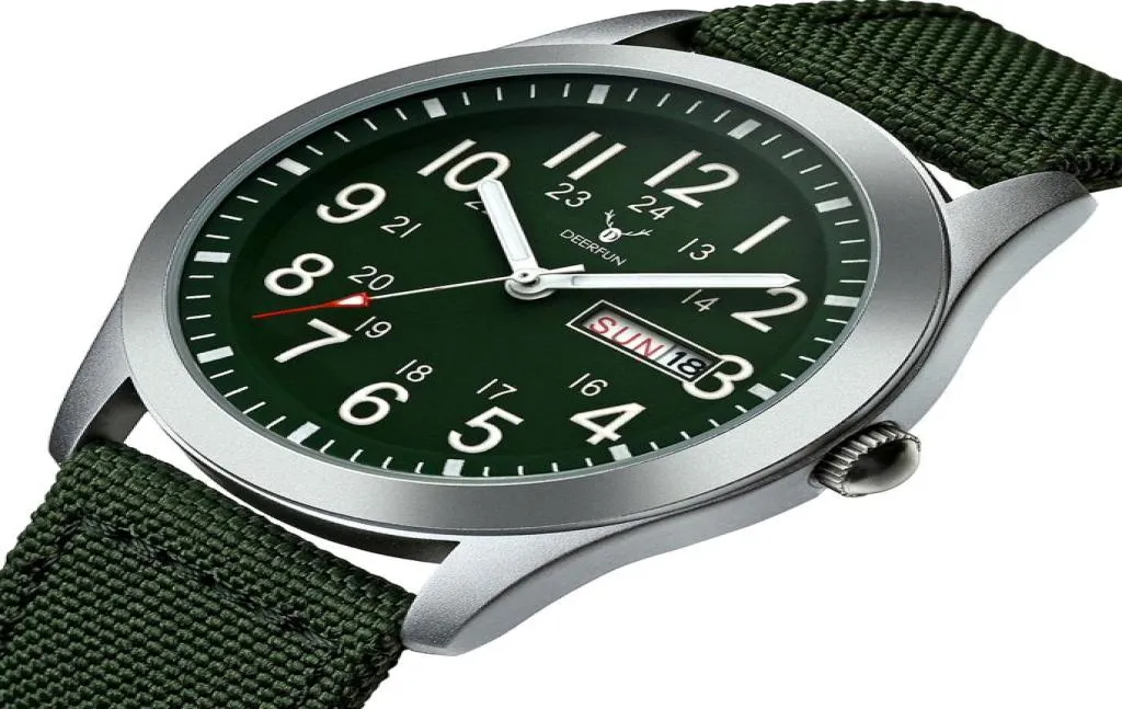 Deerfun Sports Watches Men luksusowa marka armii wojsko obserwuje zegarek męski kwarc zegarek renogio masculino horloges mannen saat l4992317