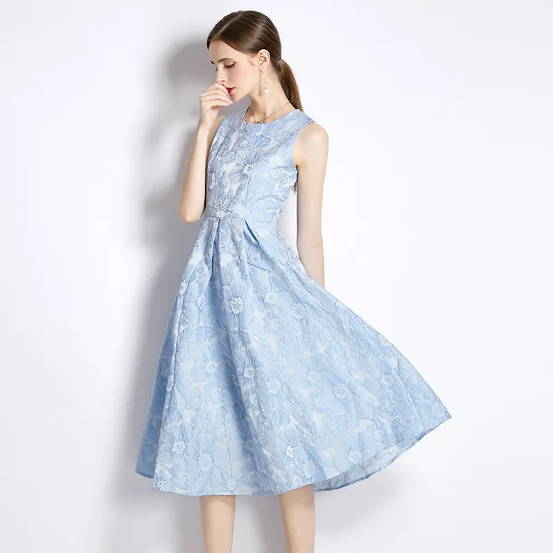Textured Jacquard Short A-Line Dress | David's Bridal