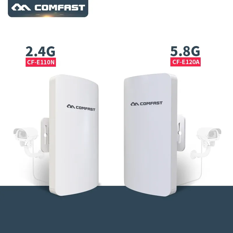 Routrar 300 Mbps Access Point Outdoor CPE WiFi Extender 2.4G 5G WiFi Router AP Extender Bridge Nano Station Wireless Signal Transmission