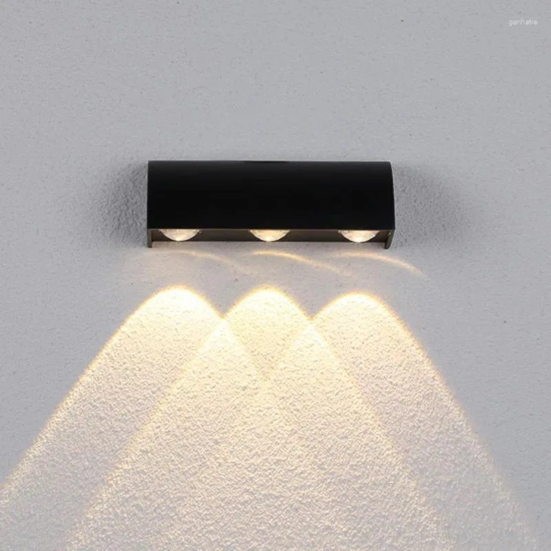 Wall Lamp Modern LED 3W Indoor Outdoor IP65 Waterproof Light Bedroom Bedside Stair Corridor Porch Lighting Fixture AC86-265