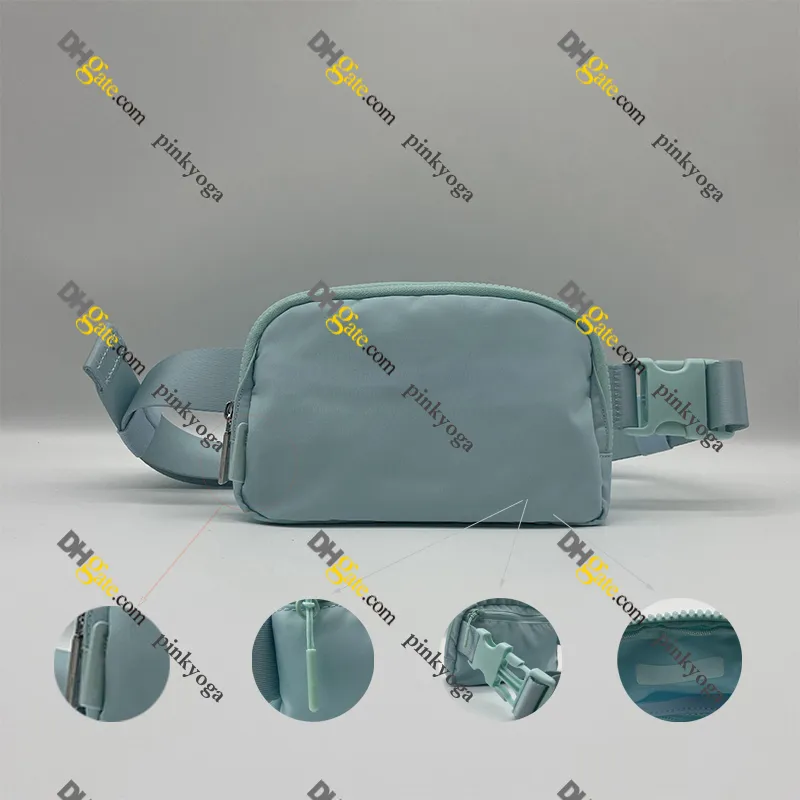 Sacca da giardino da giacca da yog da yog minkyoga pacchetto di fiammata designer classico bum bum bumbag nylon womens uomini spalla spalla borse in vita a traversa 20 colori