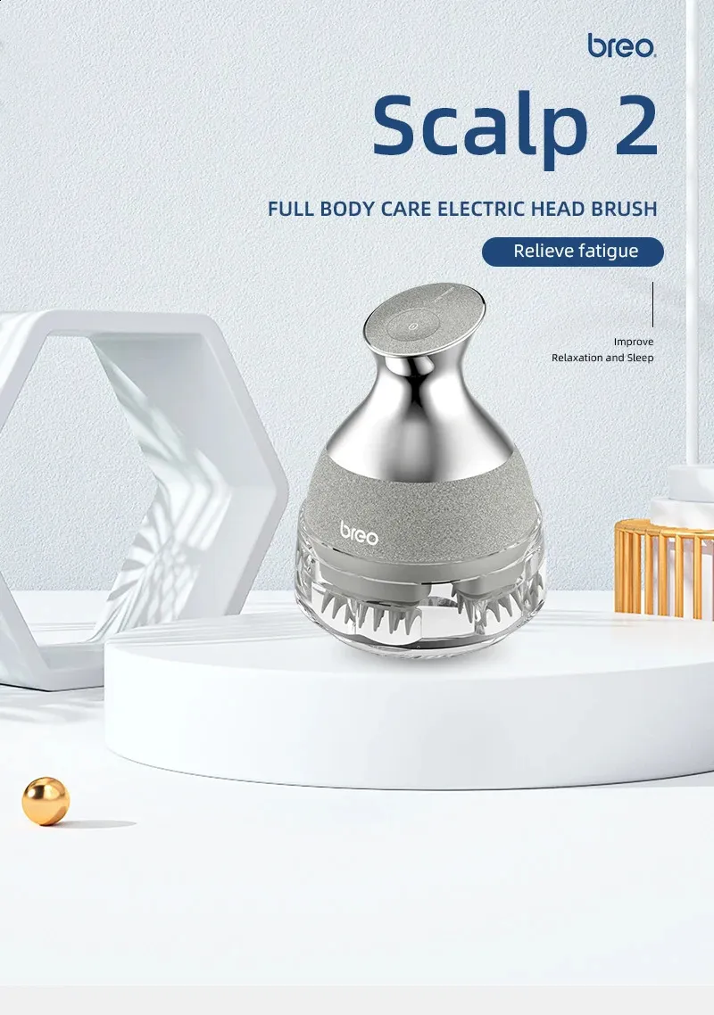 breo　Scalp2 Amazon.com: Breo Portable Mini Scalp Massager – IPX7