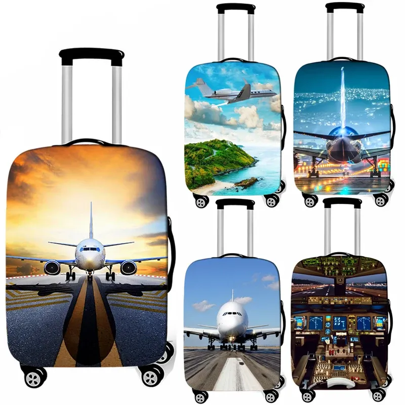 Accessori Aircraft / Airplane Baggage Cover per copertura di protezione per la valigia per bagagli da viaggio Antidust Case di carrello per 1832 pollici