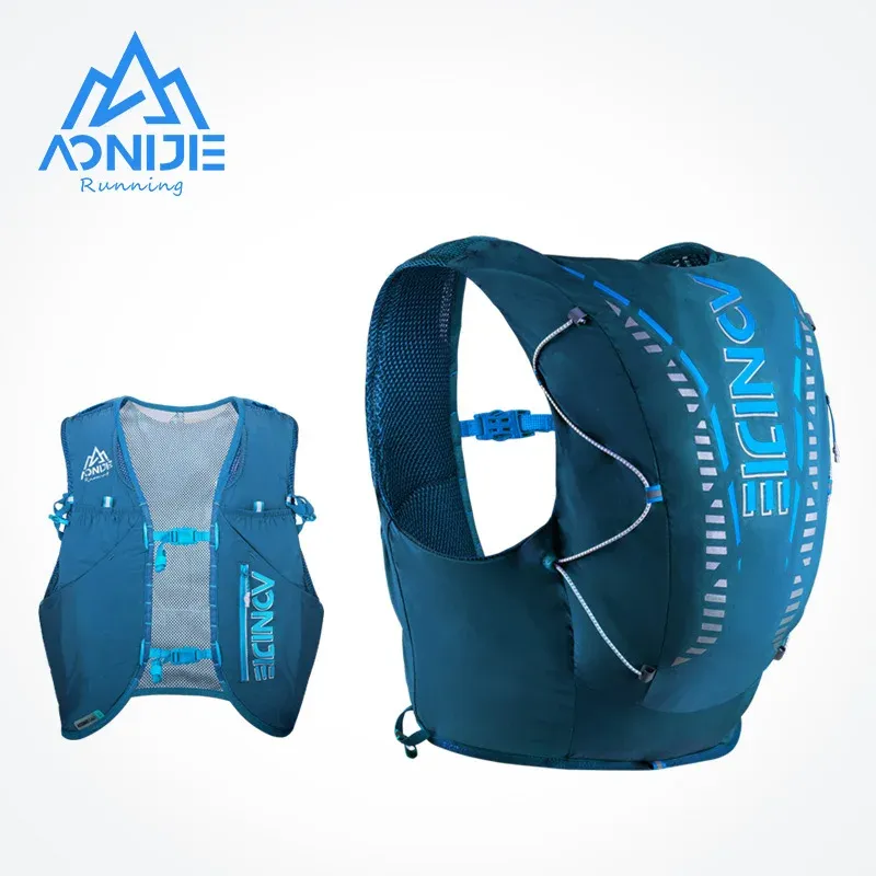 Väskor Aonijie C962S UPPDATERING 12L SPORTS OFF ROAD Ryggsäck Kör Hydration Bag Vest Soft för vandringsled Cycling Marathon Race