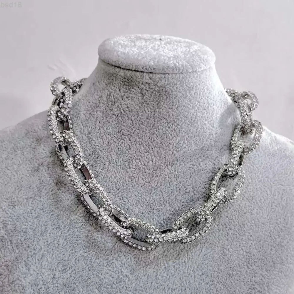 Qianjian HochqualitätsjJewelry Customized Personalisierte 925 Sterling Silber VVS Moissanit Kubanische Verknüpfungskette Halskette