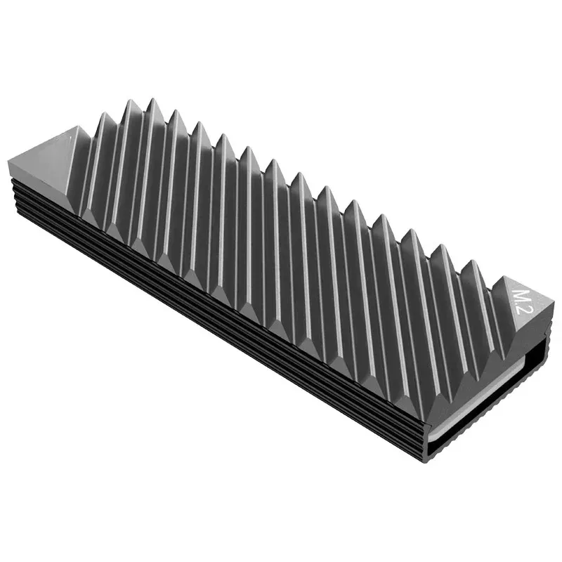 2024 M.2 2280 SSD NVMe Heat Sink M2 2280 Solid State Hard Disk Aluminum Heatsink with Thermal Pad Desktop PC Thermal Gasketfor M2 2280 Solid State Hard Disk