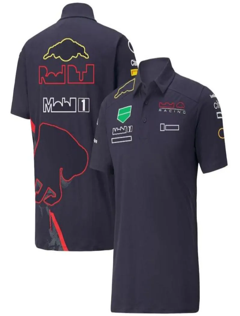 F1 Outdoor Racing Polo Shirts Formel 1 Team 2022 Sommer neue Fans Outdoor Shortsleeve Casual Sports Top Übergroße T -Shirt CustO5474758