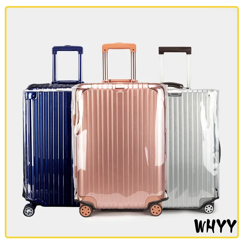 Accessories Thickening PVC Transparent Luggage Cover Clear Travel Accessories Waterproof Suitcase Cover Travel Luggage Protective Covers