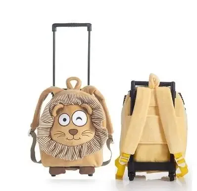 Sacs Kids Little Trolley Sac à dos sac à dos pour les filles Sac à dos rouleaux Sac à dos Enfants Trolley School Rolling Backpack Sac avec roues